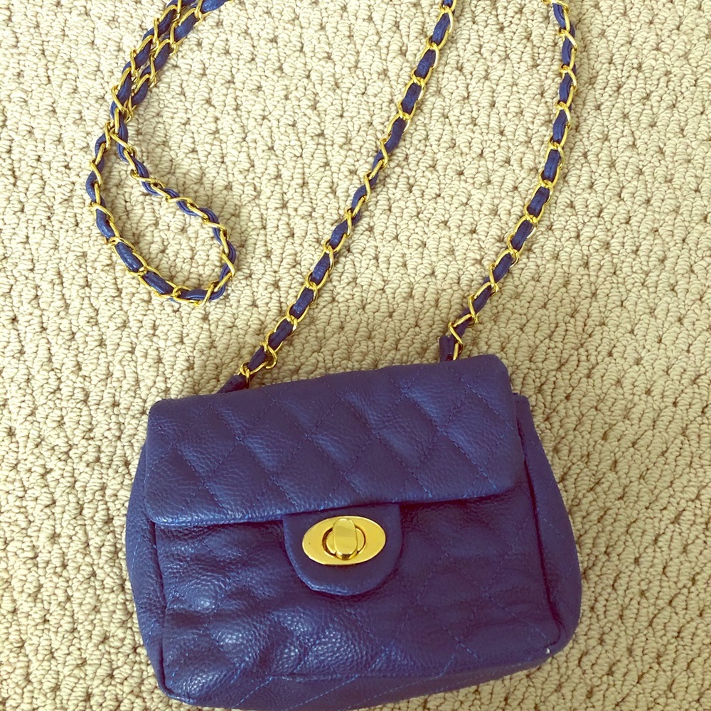 Blue crossbody